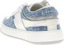 Givenchy Lace Up sneaker van kalfsleer met details van denim - Thumbnail 3