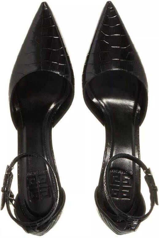 Givenchy Pumps & high heels G-Lock platform Pumps In Crocodile Effect Leather in zwart