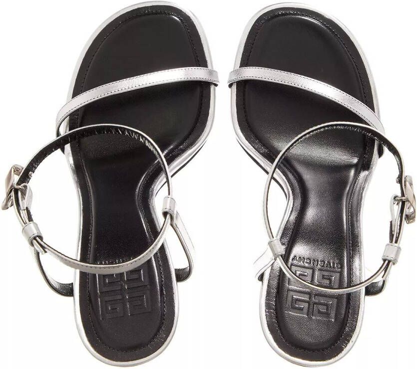 Givenchy Sandalen 4G Flat Sandals in zilver