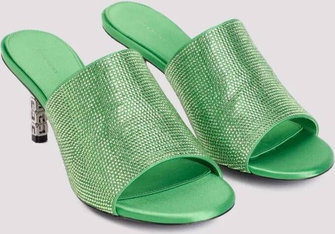 Givenchy Sandalen G Cube Mules in groen