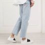 Givenchy Leren Sneakers Zwart Wit Logo Rubber White Dames - Thumbnail 3