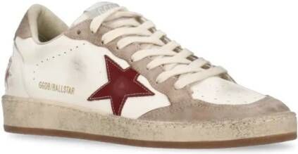 Golden Goose Low-Top Sneakers 'Ball Star' in wit