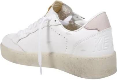Golden Goose Low-Top Sneakers Ballstar 2 Leather Upper And Spur Nabuk Star in wit