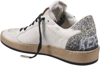 Golden Goose Low-Top Sneakers Ballstar Leather Sneaker in wit