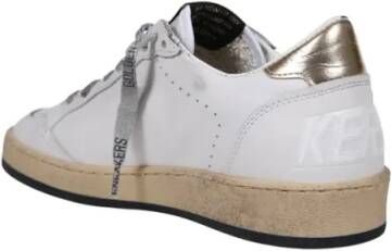 Golden Goose Low-Top Sneakers Ballstar Leather Sneakers in wit