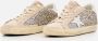 Golden Goose Glitter Suede Sneakers Beige Bruin Ronde Neus Brown Dames - Thumbnail 2