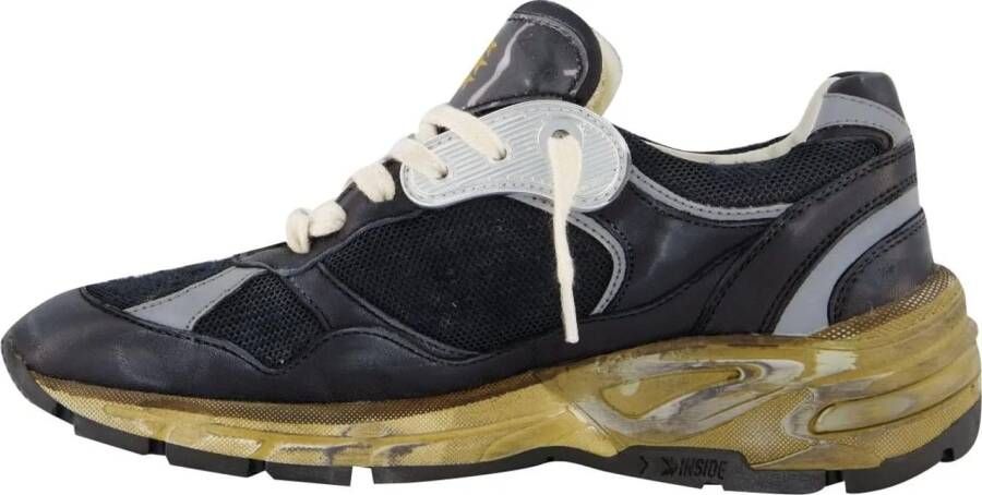 Golden Goose Low-Top Sneakers Black Running Dad Sneakers in zwart