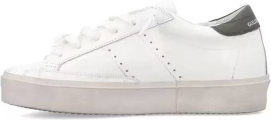 Golden Goose Low-Top Sneakers Branded White Leather Sneakers With Contrasting He in wit