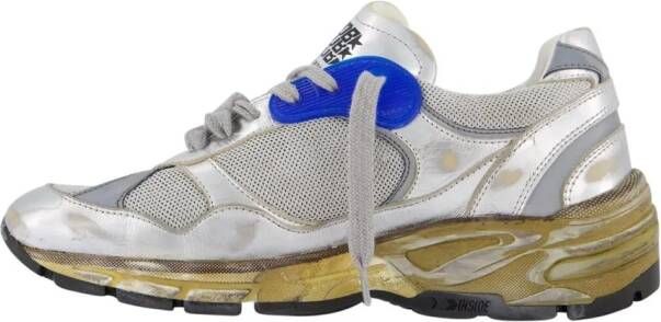 Golden Goose Low-Top Sneakers Dad Running Sneakers in staalgrijs