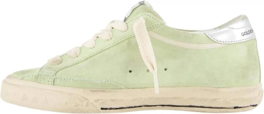 Golden Goose Low-Top Sneakers Dames Super-Star Sneaker Groen in groen