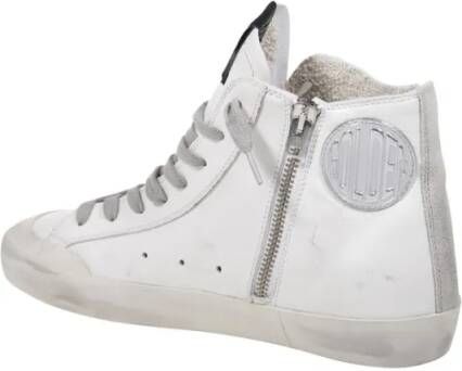 Golden Goose Low-Top Sneakers Francy Penstar Nappa Upper Laminated Star Suede Li in wit