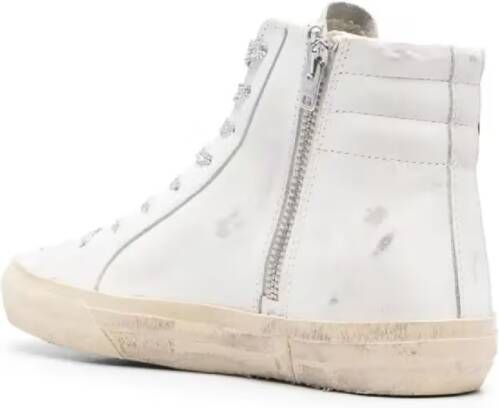 Golden Goose Low-Top Sneakers High-Top Sneakers With Contrasting Star Detail in wit