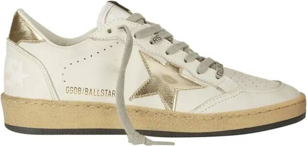 Golden Goose Low-Top Sneakers Leather Sneakers With Pierced Tip in wit