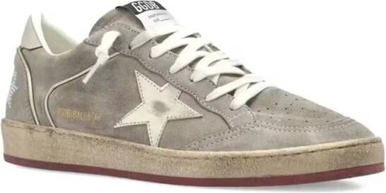 Golden Goose Low-Top Sneakers Light Beige Suede Sneakers With Star Detail in roze