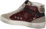 Golden Goose Low-Top Sneakers Mid Star Glitter Sneakers With Contrasting Star in rood - Thumbnail 19