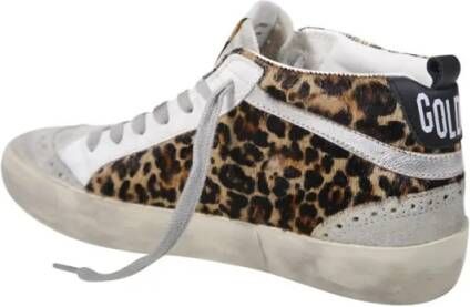 Golden Goose Low-Top Sneakers Mid Star Horsy Upper Sneakers in bruin