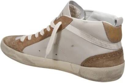 Golden Goose Low-Top Sneakers Mid Star Leather Upper Nabuk Star Suede Toe in bruin