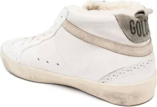 Golden Goose Low-Top Sneakers Mid Star Sneakers in wit