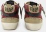 Golden Goose Low-Top Sneakers Mid Star Glitter Sneakers With Contrasting Star in rood - Thumbnail 2