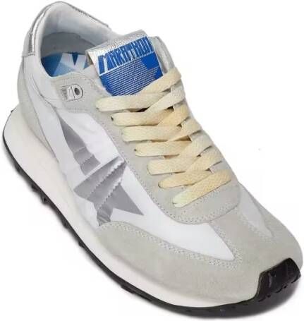 Golden Goose Low-Top Sneakers Nylon Sneakers With Beige Suede Inserts in wit