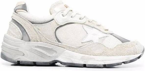 Golden Goose Low-Top Sneakers Panelled Leather Sneakers in wit