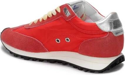Golden Goose Low-Top Sneakers Red Running Marathon Sneakers in rood
