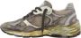 Golden Goose Low-Top Sneakers Running Dad Sneakers Leather Black in grijs - Thumbnail 2