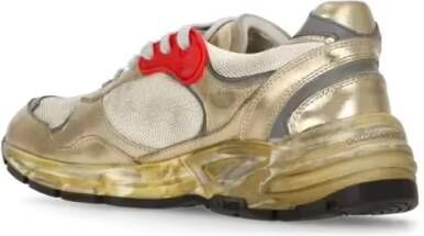 Golden Goose Low-Top Sneakers Running Dadmesh Sneakers in goud