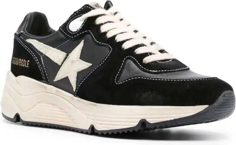 Golden Goose Low-Top Sneakers Sporty Black Sneakers in meerkleurig