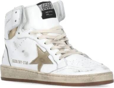 Golden Goose Low-Top Sneakers White High Top Sneakers Sky-Star in wit