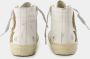 Golden Goose Witte Leren Slide Sneakers met Messing Details White Dames - Thumbnail 2