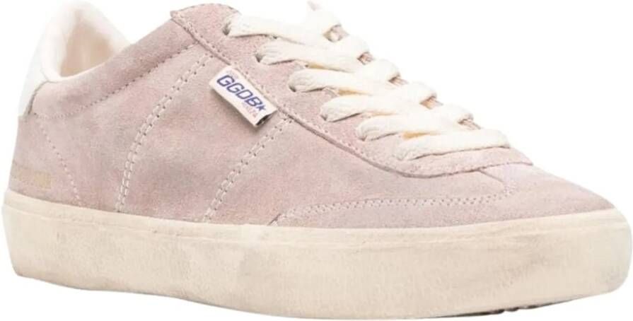 Golden Goose Low-Top Sneakers Soft Suede Low-Top Sneakers With Vintage Appeal in beige