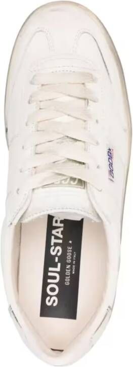 Golden Goose Low-Top Sneakers Soul-Star Sneakers With Metallic Accent in wit