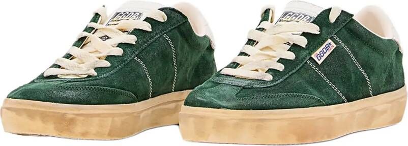 Golden Goose Low-Top Sneakers Soul-Star Suede Sneakers in groen