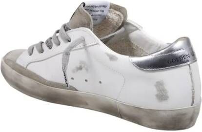 Golden Goose Low-Top Sneakers Super-Star Leather Sneaker in wit