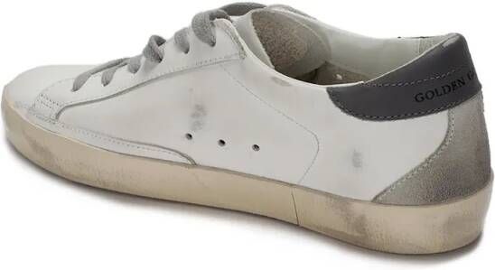 Golden Goose Low-Top Sneakers Super Star Leather Suede Blend Star And S Sneakers in wit