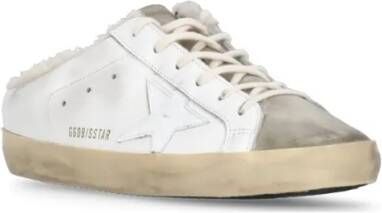 Golden Goose Low-Top Sneakers Super Star Sabot Sneakers in wit