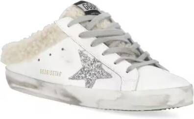 Golden Goose Low-Top Sneakers Super Star Sabot Sneakers in wit