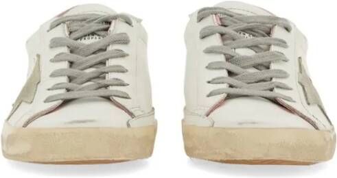 Golden Goose Low-Top Sneakers "Super Star" Sneaker in wit