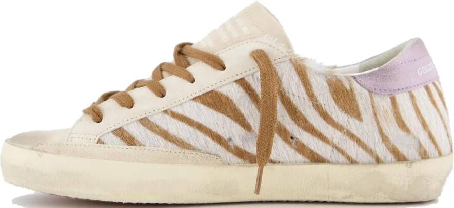 Golden Goose Low-Top Sneakers Super Star Sneakers In Suede in beige