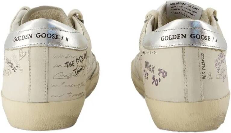 Golden Goose Low-Top Sneakers Super Star Sneakers Leather White in wit