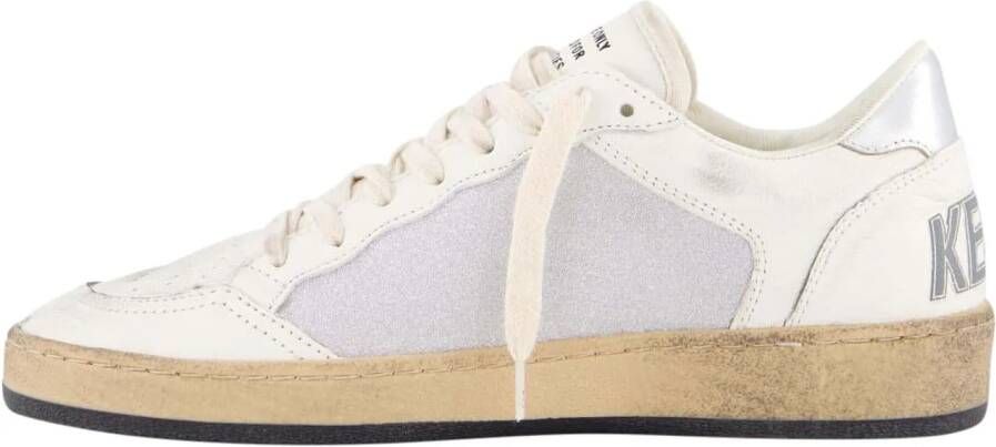 Golden Goose Low-Top Sneakers White Leather Sneakers in wit