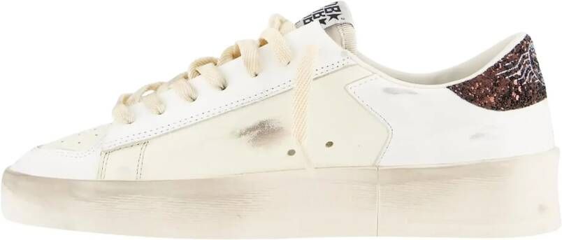 Golden Goose Low-Top Sneakers White Stardan Sneakers in wit