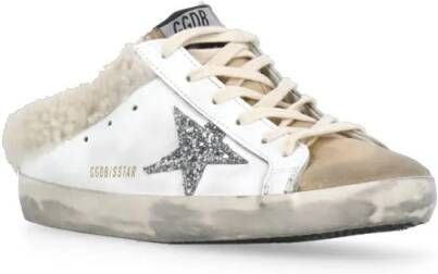 Golden Goose Sandalen White Super Star Sabot in wit