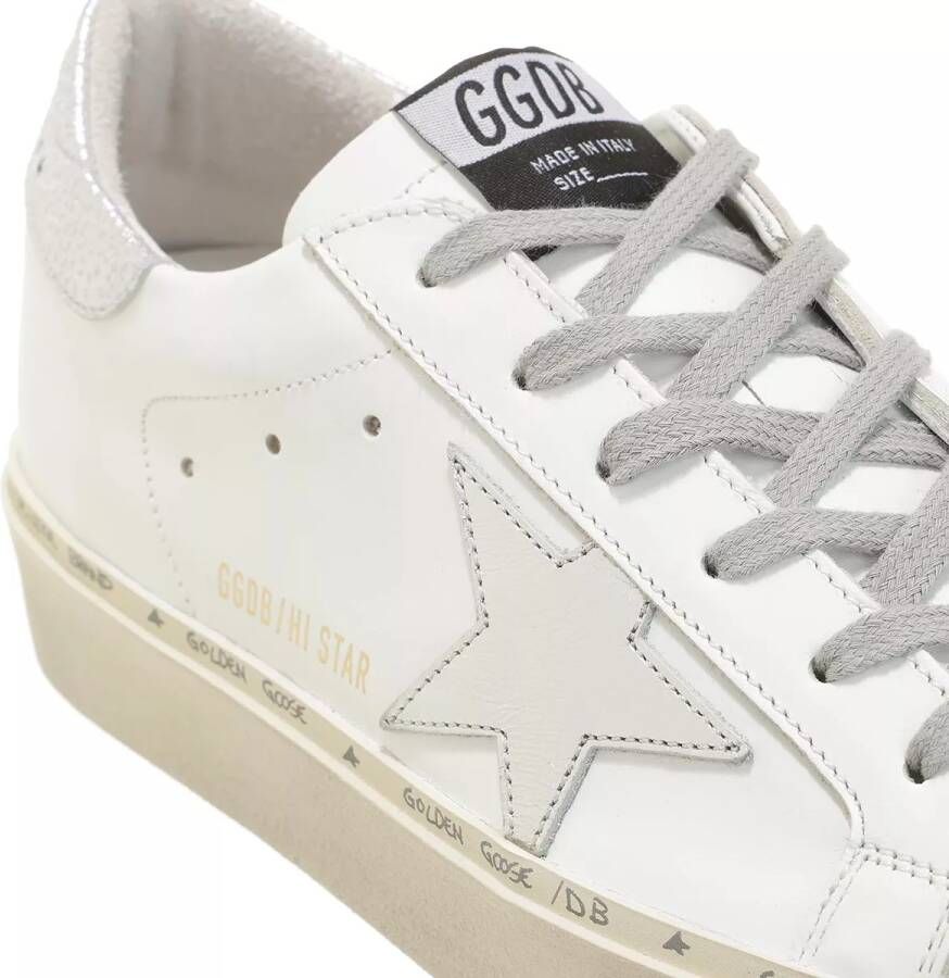 Golden Goose Contrasterende Veterschoenen Hi Star Sneakers White Dames - Foto 2