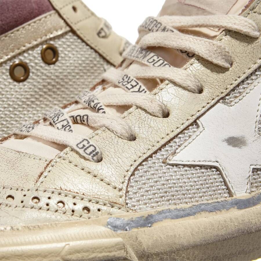Golden Goose Sneakers Mid Star Net in beige