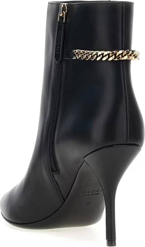 Gucci Boots ' Signoria' Ankle Boots in zwart
