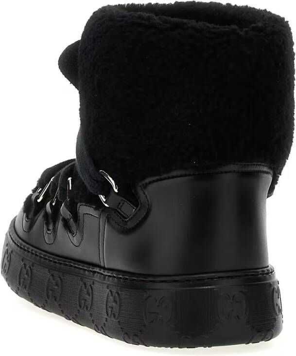 Gucci Boots Teddy Ankle Boots in zwart