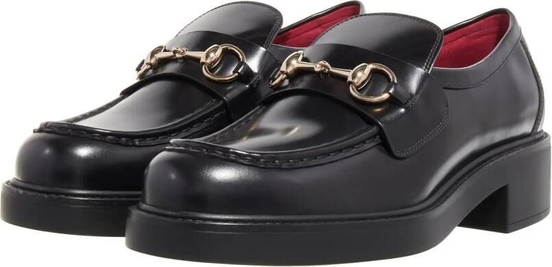 Gucci Loafers Horsebit Moccassin in zwart