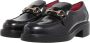 Gucci Loafers Horsebit Moccassin in zwart - Thumbnail 1